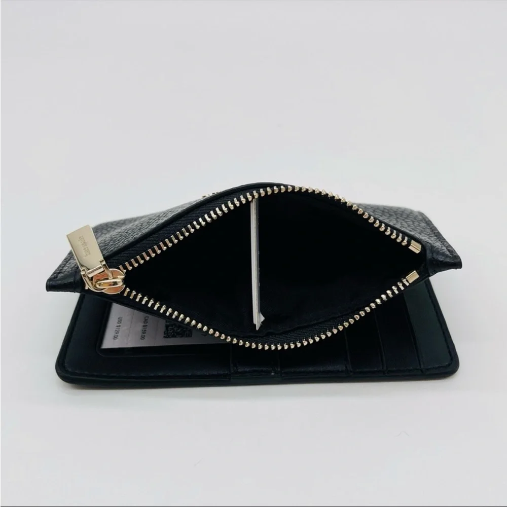 Kate Spade Leila Small Slim Bifold Wallet Black - Picture 6 of 8